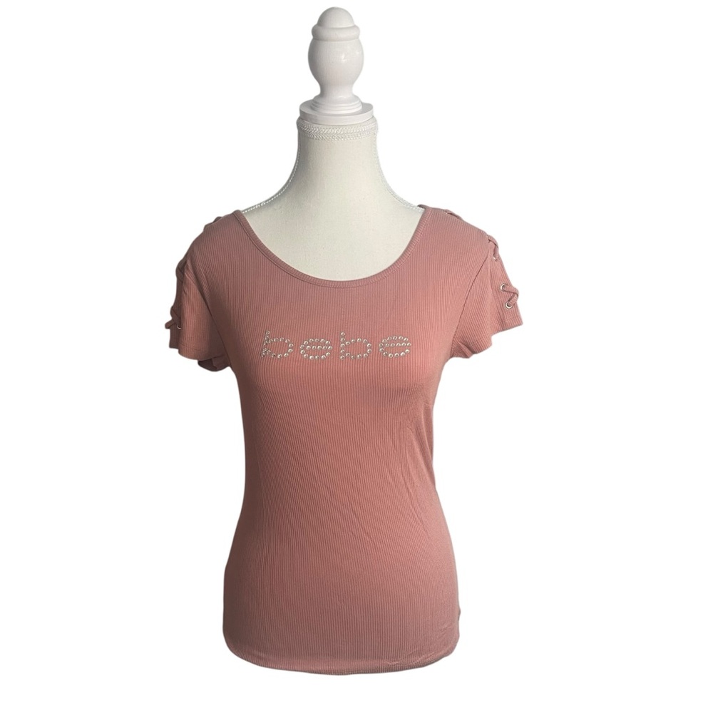 bebe Pink Short Sleeve Tee